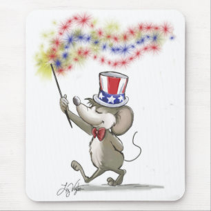 Alfombrilla De Ratón Moe's Happy 4 de Julio Mousepad