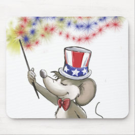 Alfombrilla De Ratón Moe's Happy 4 of July Retrato Mousepad