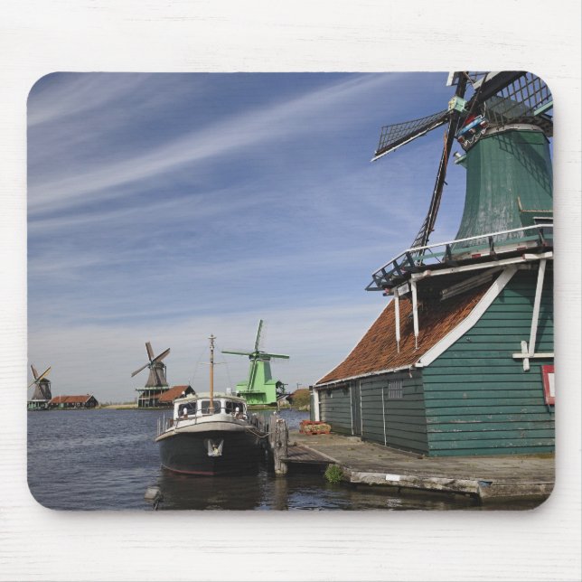 Alfombrilla De Ratón Molino de viento, Zaanse Schans, Holanda (Frente)
