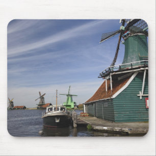 Alfombrilla De Ratón Molino de viento, Zaanse Schans, Holanda, Países B