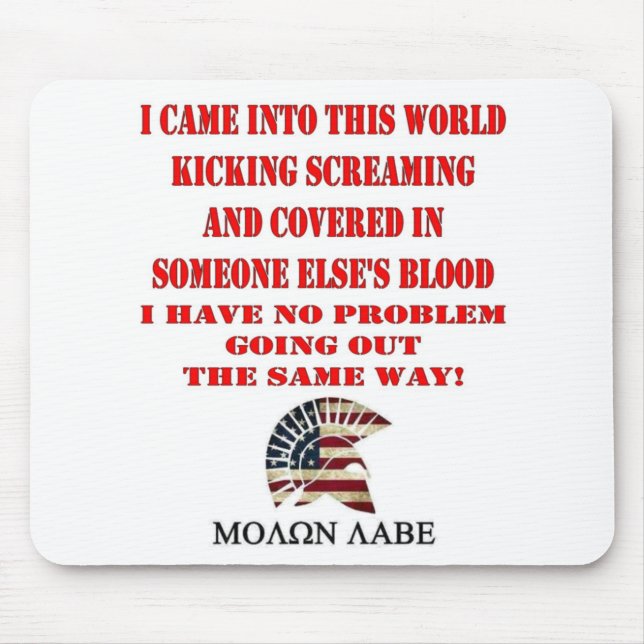 ALFOMBRILLA DE RATÓN MOLON LABE (Frente)