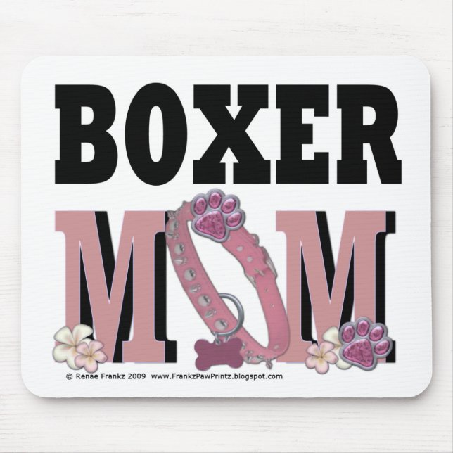 Alfombrilla De Ratón MOM de boxeo (Frente)