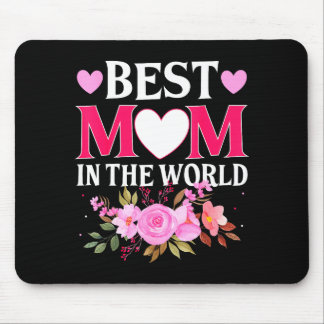 Alfombrilla De Ratón Mom in the world mommy floral mother's day cute mo
