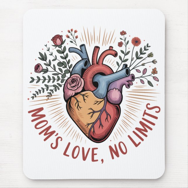 Alfombrilla De Ratón Mom’s Love, No Limits (Frente)