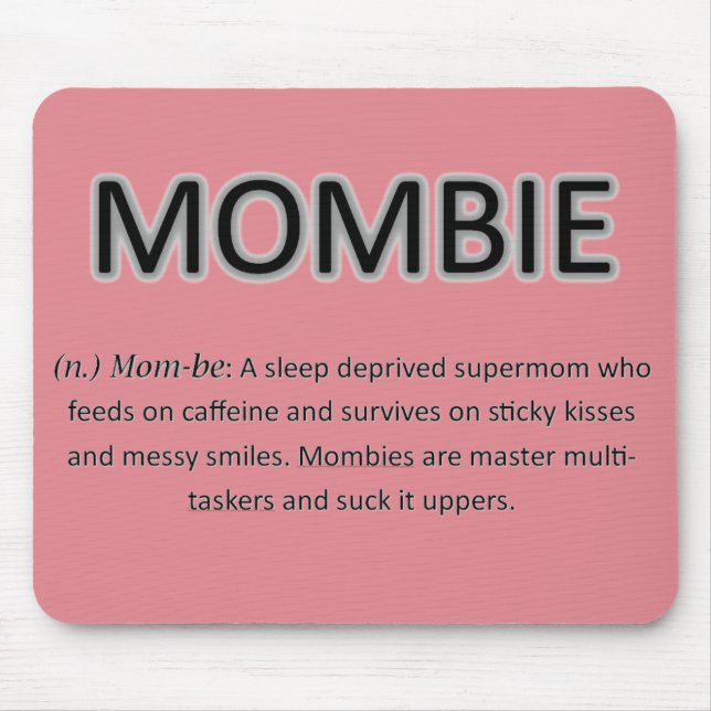 Alfombrilla De Ratón Mombie Mousepad (Frente)