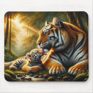 Alfombrilla De Ratón Momento tenso en la pintura de la naturaleza