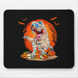 Alfombrilla De Ratón Momia de dinosaurio T Rex calabaza esqueleto niños