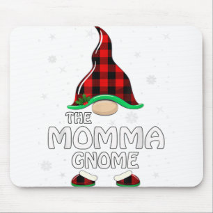Alfombrilla De Ratón Momma Gnome Búfalo Familia Matanza Christma
