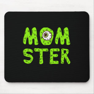 Alfombrilla De Ratón Momster Cute Halloween Tee Para Madres Y Mujeres