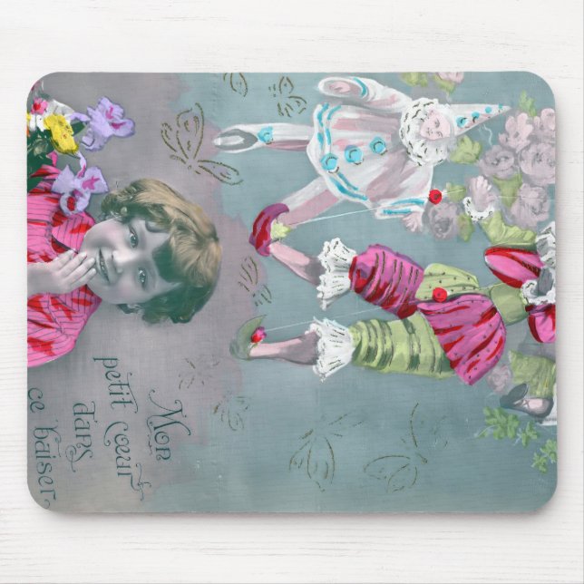 Alfombrilla De Ratón Mon petite coeur dans ce baiser (Frente)