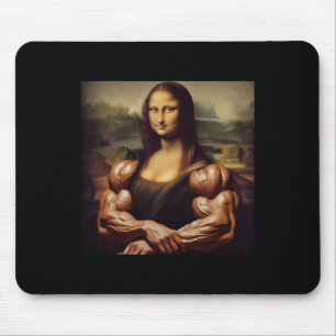 Alfombrilla De Ratón Mona Lisa Bodybuilding Funny Gift 4