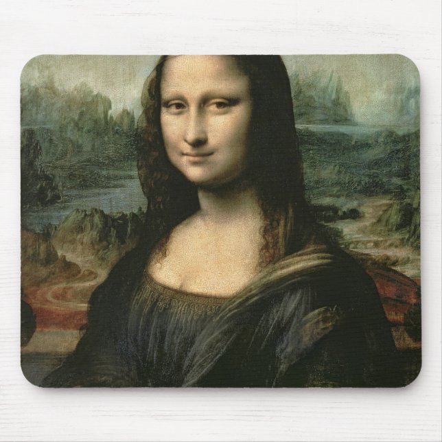 Alfombrilla De Ratón Mona Lisa, c.1503-6 (Frente)