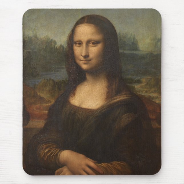 Alfombrilla De Ratón Mona Lisa (La Gioconda) (Frente)