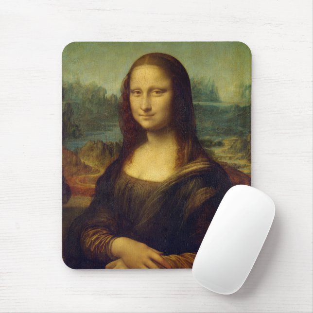 Alfombrilla De Ratón Mona Lisa | Leonardo da Vinci (Con ratón)