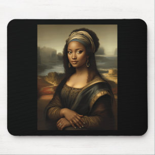 Alfombrilla De Ratón Mona Lisa Negra Historia Negra Estadounidense Mon