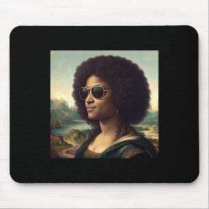 Alfombrilla De Ratón Mona Lisa Negra Mes de la Historia Afro Africana A
