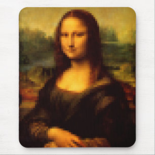 Alfombrilla De Ratón Mona Lisa Pixelada