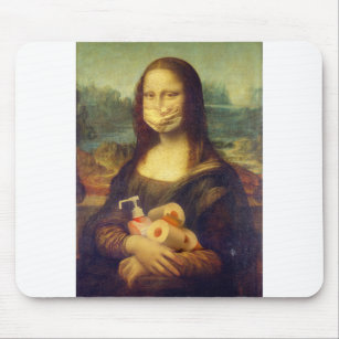 Alfombrilla De Ratón Mona Lisa Se Levantó