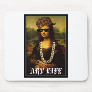 Alfombrilla De Ratón Mona Lisa Thug Life Art Life