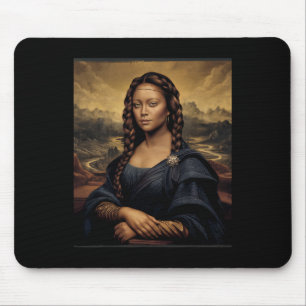 Alfombrilla De Ratón Mona Negra Lisa Historia Negra Reina Africana