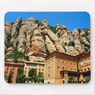 Alfombrilla De Ratón Monasterio de Montserrat, Cataluña, España