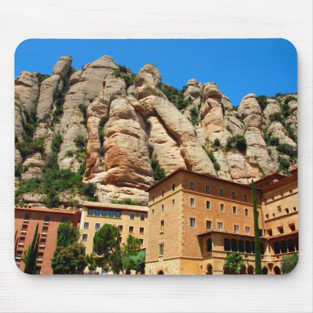 Alfombrilla De Ratón Monasterio de Montserrat, Cataluña, España (Frente)