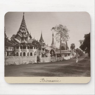 Alfombrilla De Ratón Monasterio y pagodas de Wayzayanda en Moulmein