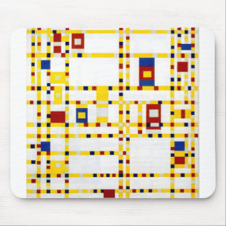 Alfombrilla De Ratón Mondrian Broadway Boogie Woogie