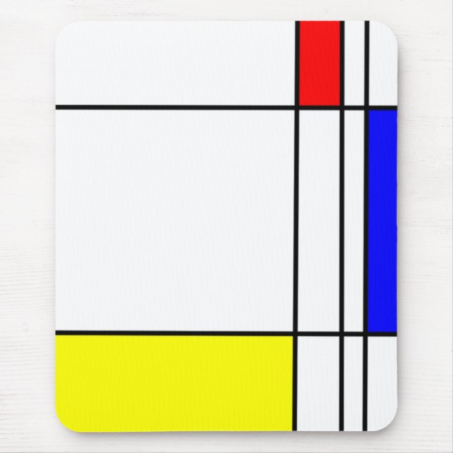Alfombrilla De Ratón Mondrian Mousepad (Frente)