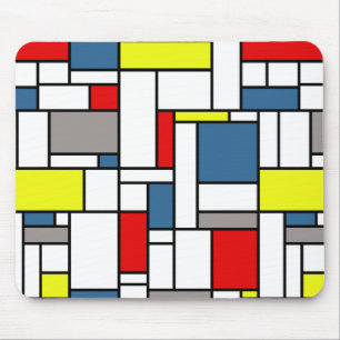 Alfombrilla De Ratón Mondrian style design