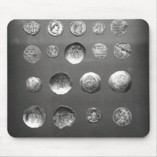 Alfombrilla De Ratón Monedas bizantinas, romanas y de Sassanian