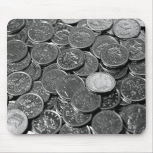 Alfombrilla De Ratón Monedas de 5 céntimos de euro en el Reino Unido