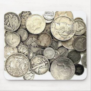Alfombrilla De Ratón Monedas de plata de los E.E.U.U.