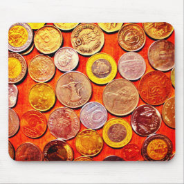 Alfombrilla De Ratón Monedas Mundiales