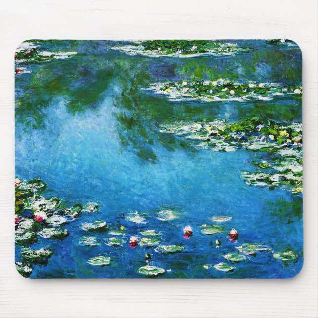 Alfombrilla De Ratón Monet-Agua-Lirios de Claude (Frente)