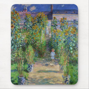 Alfombrilla De Ratón Monet , "El jardín de Monet en Vétheuil"