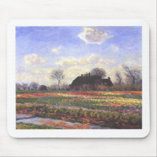 Alfombrilla De Ratón Monet-Tulpenfelder en Sassenheim-1886