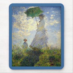 Alfombrilla De Ratón Monet's Woman with a Parasol (Paseo / Paseo)