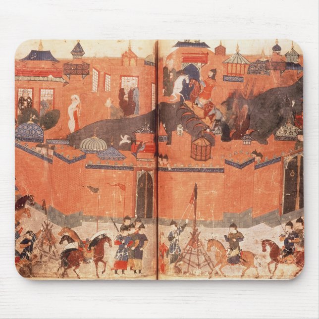 Alfombrilla De Ratón Mongols bajo dirección de Hulagu Khan (Frente)