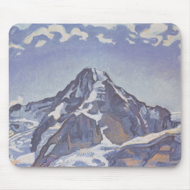Alfombrilla De Ratón Monje Monje Con Nubes (Ferdinand Hodler) (Frente)