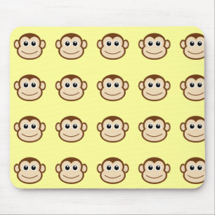 Alfombrilla De Ratón Monkey Face Personalizado