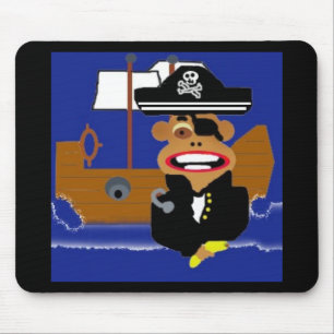 Alfombrilla De Ratón monkeypirate