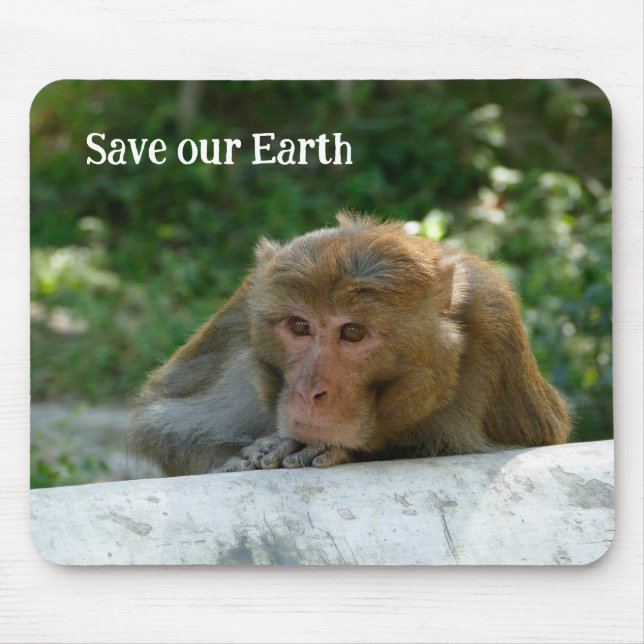 Alfombrilla De Ratón Mono - Abuelo (Frente)