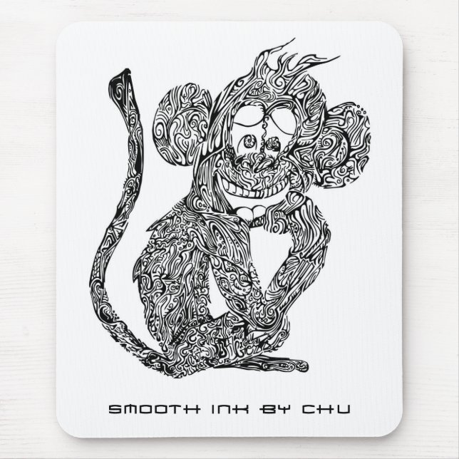 Alfombrilla De Ratón Mono Mousepad (Frente)