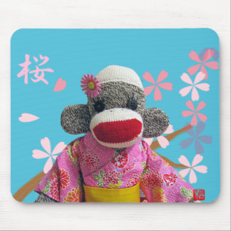 Alfombrilla De Ratón Mono Mousepad del calcetín de Sakura