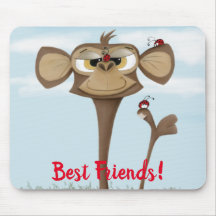 Mono tonto y Ladybugs