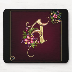 Alfombrilla De Ratón Monograma A Mousepad