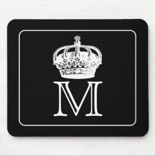 Alfombrilla De Ratón Monograma de la corona