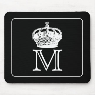 Alfombrilla De Ratón Monograma de la corona