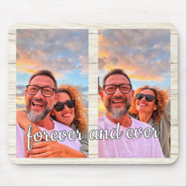 Alfombrilla De Ratón Monograma de Personalizado de Collage de fotos mod